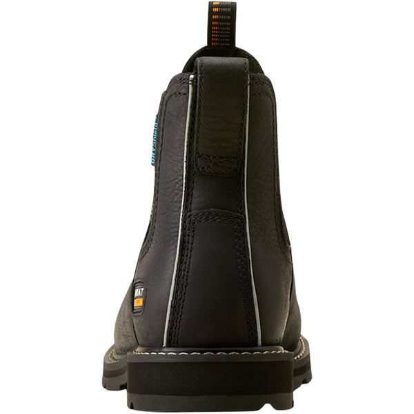 2026 Ariat Mens Groundbreaker Chelsea Waterproof Steel Toe Work Boot 10050822 - Black